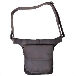 Bolso de pecho de cuero de grano completo de gran capacidad para hombre, riñonera de cuero de vaca, riñonera de lujo - Product Image 1