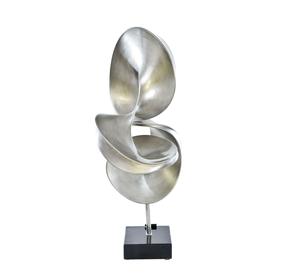 Sculpture en aluminium lourd et durable, idéale pour les expositions en plein air, les coins de jardin et les installations d'art public - Product Image 6
