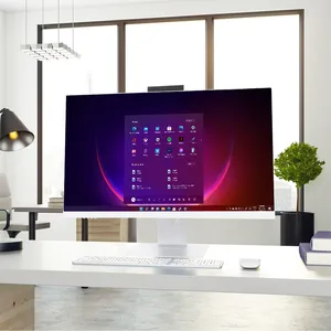 High-end 27" All-in-one Monoblock Core i5 i7 i9 AIO Barebone Touch Screen Function Computer All In One Desktop