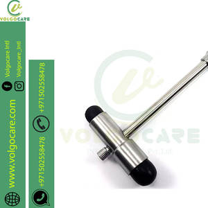 Juego de martillo médico portátil multifuncional de acero inoxidable 2024, martillo reflejo de percusión para piel - Product Image 2