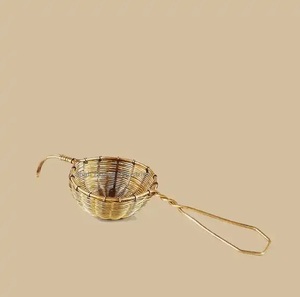 Meilleure vente en laiton tissé à la main en treillis métallique passoire à thé avec longue poignée pour la maison et l'hôtel cuisine thé et café outils - Product Image 2