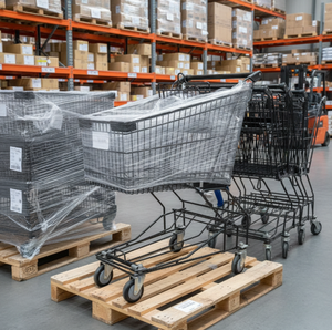 Retail Store Large <b>Shopping</b> Carts <b>Trolleys</b> Supermarket <b>Shopping</b> Carts - Product Image 1
