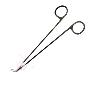 Ciseaux de chirurgie vasculaire en acier inoxydable de 12 mm à angle aigu, conception Debakey, outil de coupe manuel de haute précision, CHIRURGICAL - Product Image 6