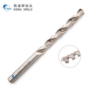 Kidea 도구 완전 접지 밝은 실버 트위스트 드릴 비트: 금속 가공을위한 고경도 및 부드러운 드릴링 - Product Image 3