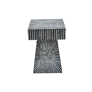 Muebles para el hogar sostenibles de estilo de mediados de siglo más vendidos, decoración con Incrustaciones de nácar, mesa auxiliar para sala de estar, venta al por mayor de Vietnam - Product Image 1