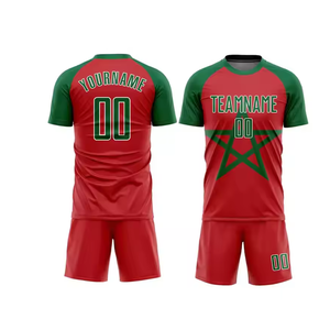 Kit de club de fútbol, camiseta personalizada y conjunto de pantalones cortos, impresión por sublimación, OEM disponible - Product Image 4