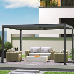 Usine patio automatique raisin gazebo extérieur <span class=keywords><strong>tente</strong></span> de jardin pergola <span class=keywords><strong>motorisée</strong></span> en aluminium - Product Image 2