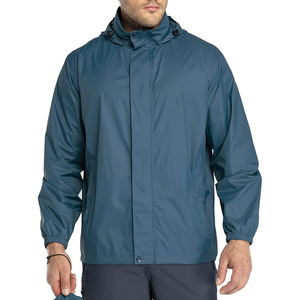 High Street Style OEM Chaquetas de lluvia de invierno Chubasquero de cuello con capucha hecho en fábrica Venta caliente - Product Image 3