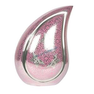 Urna de cenizas de cremación humana decorativa de Color rosa de diseñador ventajoso Suministro de India Atractivo en busca de cenizas de cremación - Product Image 1