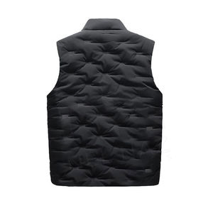 Gilets rembourrés sans manches taille plus OEM fabriqués en usine Zip-Up Propre votre conception col montant poches cousues gilets bouffants vêtements de sport - Product Image 6