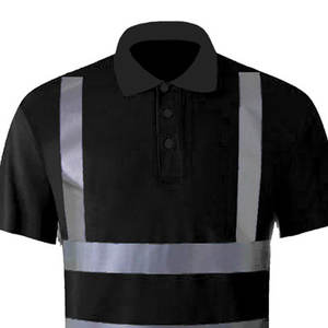 Camiseta de Seguridad de Alta Visibilidad de Secado Rápido Personalizada OEM para Trabajo, para Hombres, Aplicaciones Relacionadas con la Construcción y la Seguridad, con Franjas Reflectantes - Product Image 5