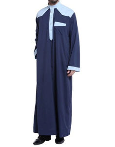 Custom Chest Lining Patch Hot Selling 100 % Cotton Polyester Satin <b>Men</b> Jubbah Thobe / Thawb Pocket Patch <b>Thobes</b> - Product Image 3