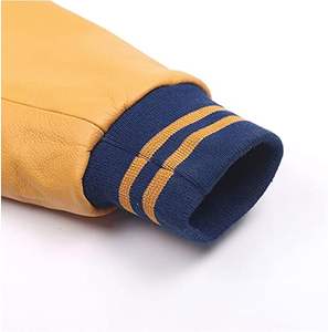 Factory Made OEM College Wholesale Blank Breathable Jacket Chicago College Baseball CollegeBaseballjacket for men - Product Image 6