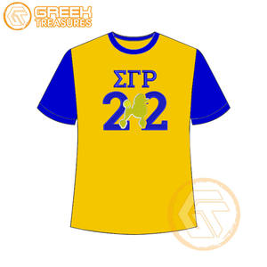 Venta al por mayor Sigma Gamma Rho mujeres camiseta hermandad ropa algodón Jersey alta calidad transpirable camiseta mujeres ropa griega - Product Image 4