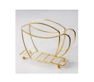 Custom Luxury Stainless Steel Brass Black Gold <b>Silver</b> Metal Bar Wedding Restaurant <b>Napkin</b> Serviette Stand Tabletop <b>Napkin</b> Holder - Product Image 2