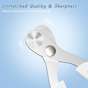 Coupe-ongles professionnel pour animaux de compagnie avec lame en acier inoxydable avec logo personnalisé pour le toilettage des chiens et des chats - Product Image 5