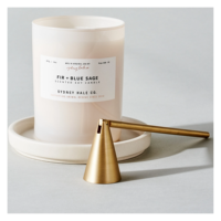 Éteignoir à bougies Falah International, qualité supérieure, plaqué argent, design élégant pour la maison et l'hôtel.
