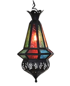 Lámpara colgante de hierro marroquí al por mayor, farol de metal dorado Vintage para decoración del hogar y jardín para Navidad - Product Image 5