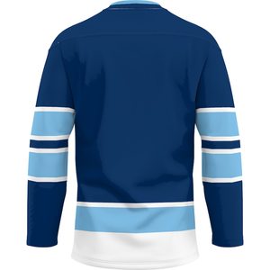 Jersey de hockey sobre hielo de tela transpirable de secado rápido al por mayor, jersey de hockey sobre hielo de poliéster personalizado con mangas completas, camiseta de hockey sobre hielo para jóvenes, ropa deportiva Bsci - Product Image 2