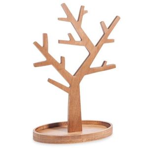 Support de tasse à café en bois d'arbre, support de rangement pour la cuisine, organisateur de comptoir, crochet en métal, support de présentation suspendu, bureau, maison - Product Image 6