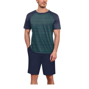 Haute qualité hommes t-shirt et ensemble court confortable à manches courtes hommes t-shirt ensemble respirant nouveau décontracté t-shirt ensemble à partir de BD - Product Image 1