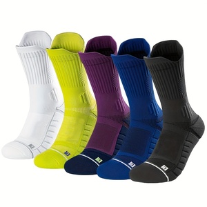 Chaussettes de sport personnalisées pour hommes et femmes, chaussettes de sport respirantes, logo imprimé, OEM ODM, prix de gros d'usine - Product Image 1