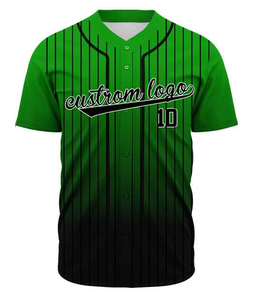 เสื้อเจอร์ซีย์เล่นกีฬาเบสบอลของผู้ชายเสื้อแห้งเร็วป้องกันแบคทีเรียพิมพ์โลโก้ได้ตามต้องการ - Product Image 4