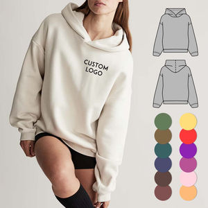 Chaqueta con Capucha para Mujer Wen's de 450g, Lavado Ácido, Forro Polar Cálido, Estilo Casual Sencillo, Color Sólido, Larga, Cómoda, Venta al Por Mayor para Adultos - Product Image 2