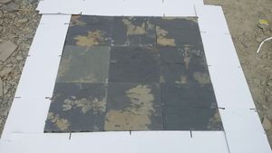 Vente en gros de carreaux indiens d'ardoise rustique d'automne Revêtement mural et revêtement de sol en pierre naturelle Finition fendue décorative pour hôtels - Product Image 2