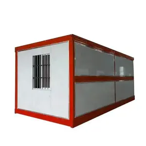 Detachable 20ft Mobile Home Modular Tiny Home Flot Out Prefabricated Prefab House Folding Foldable Container House