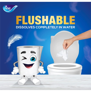 Papier hygiénique fin de luxe 24 rouleaux, 140 feuilles x 3 plis Absorption ultime Rouleaux de toilette épais et doux - Product Image 6