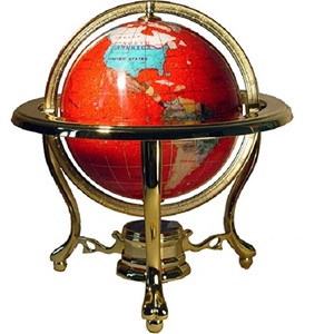 Globo de mapa del mundo de Metal hecho a mano, personalizado, para casa, oficina, escuela, estudiante, enseñanza, educativo - Product Image 2