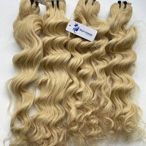 Nouveauté Genius Weft 100% extensions de cheveux de trame humaine-Bundles de cheveux blonds Body Wave - Product Image 1