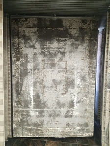 Tapis Adiva turc en polypropylène, tissé jacquard, à poils longs, fabriqué à la machine, à poils plats, rembourré, réversible, lavable, antidérapant, anti-taches - Product Image 1