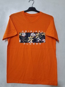 T-shirt décontracté pour homme en coton tricoté imprimé de haute qualité, coupe ample, écologique, séchage rapide, respirant - Product Image 4