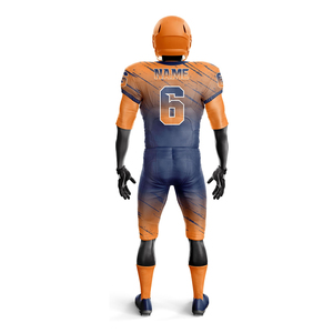 OEM uniforme de fútbol americano de manga corta nuevo diseño transpirable secado rápido precio bajo técnicas impresas ropa de entrenamiento deportivo - Product Image 5