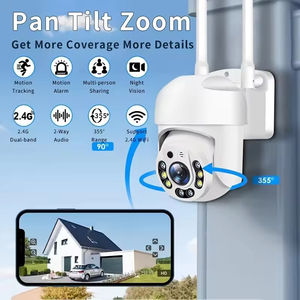 Harga Pabrik A1 5MP WiFi PTZ 4K Penglihatan Malam Audio Dua Arah Kamera CCTV Dalam/Luar Ruangan dengan Deteksi Gerakan IP65 Penyimpanan Cloud - Product Image 3