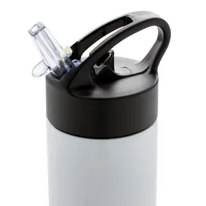 Bouteille de sport personnalisée avec paille pour merchandising - Product Image 5
