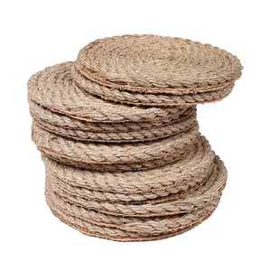 Nouveaux arrivages Placemate de jute Vente de dessous de verre de jute de qualité supérieure élégant pour la maison Hôtel Table Top Decor Utilisation en gros - Product Image 5