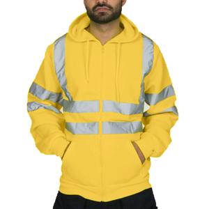 Sudadera con capucha de trabajo de seguridad reflectante de alta calidad, Sudadera con capucha DE SEGURIDAD, manga larga, Sudadera con capucha de seguridad de construcción de alta visibilidad - Product Image 5