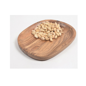 Assiettes en forme de feuille de bois avec feuille d'herbes Assiette de service et vaisselle de forme ronde Plats et assiettes en vente - Product Image 5