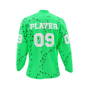 Maillots de hockey réversibles authentiques, vêtements de sport en polyester personnalisés, vente en gros, techniques d'impression par sublimation personnalisées OEM - Product Image 5