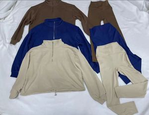 เสื้อสเวตเตอร์มีฮู้ดแบบครอปสำหรับผู้หญิง สีพื้น แขนยาว ผ้าถัก ผ้าฝ้ายฟลีซ สำหรับใส่ในฤดูใบไม้ร่วง - Product Image 3