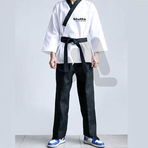 Uniforme de Taekwondo a la Moda en Colores Elegantes, Venta al por Mayor, Talla Grande, Cómodo y Transpirable, de Poliéster/Algodón, Personalizable con su Propio Logotipo - Product Image 4