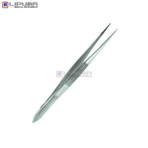 Fórceps de astillas dentadas de alta calidad Control de agarre quirúrgico Instrumentos médicos delicados de acero inoxidable - Product Image 4