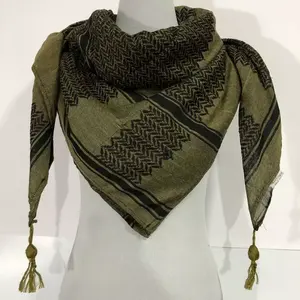 Bufanda de algodón Shemagh multifunción para hombres y mujeres, Hijab de estilo árabe, de último diseño - Product Image 3