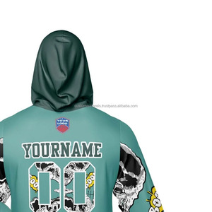 Sudadera con Capucha Personalizada con Estampado Puff para Hombre, Ropa Urbana, Felpa Gruesa de Algodón, Sudadera Holgada de Alta Calidad, Sudadera con Capucha Lisa OEM - Product Image 5