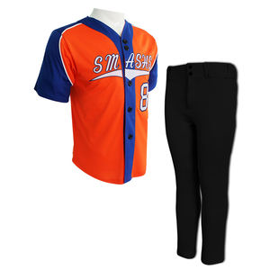 OEM personnalisable respirant de haute qualité anti-UV séchage rapide hommes/femmes maillots de baseball softball vêtements de sport en gros imprimés - Product Image 6