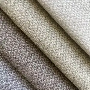 Polyester sahte taklit yapay sentetik keten tekstil kanepe kumaş