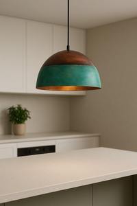 Lámpara Colgante Moderna de Cobre para Iluminación Minimalista del Hogar, Ofrece Líneas Limpias, Brillo Cálido y un Elegante Accesorio Colgante - Product Image 3